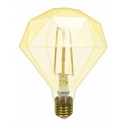 Лампа светодиодная филамент General E27 220В 10Вт 3300К картинка 